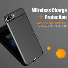 USAMS 2 in 1 Wireless Receiver Case Qi Receiver wireless charging for iphone 6 6s 7&Plus Phone case cover wireless charging case