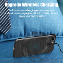 USAMS 2 in 1 Wireless Receiver Case Qi Receiver wireless charging for iphone 6 6s 7&Plus Phone case cover wireless charging case