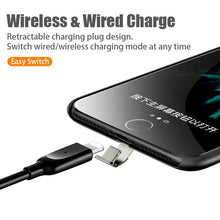 USAMS 2 in 1 Wireless Receiver Case Qi Receiver wireless charging for iphone 6 6s 7&Plus Phone case cover wireless charging case